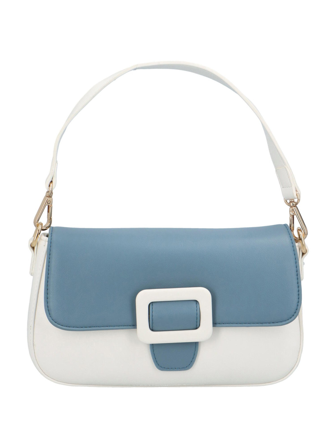 Dámská koženková crossbody kabelka Rainbow modrá